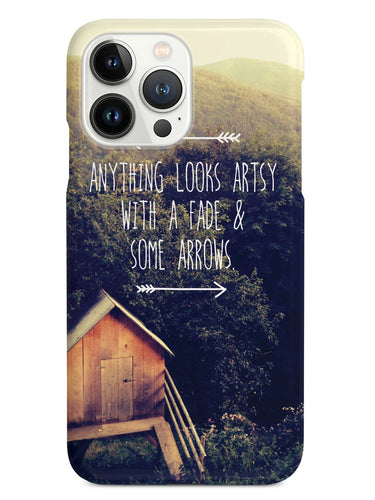 Anything Looks Artsy Humor Funny Case