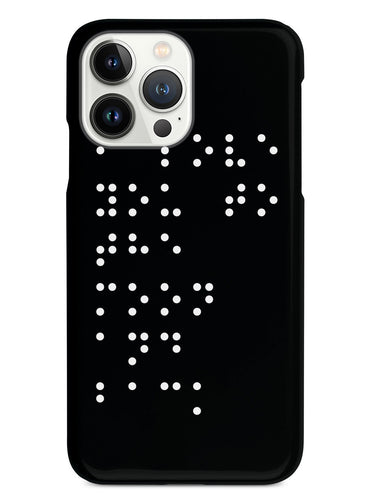 I Love You To The Moon and Back - Braille - Black Case