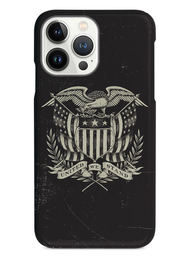 Grayscale American Crest - United We Stand - Black Case