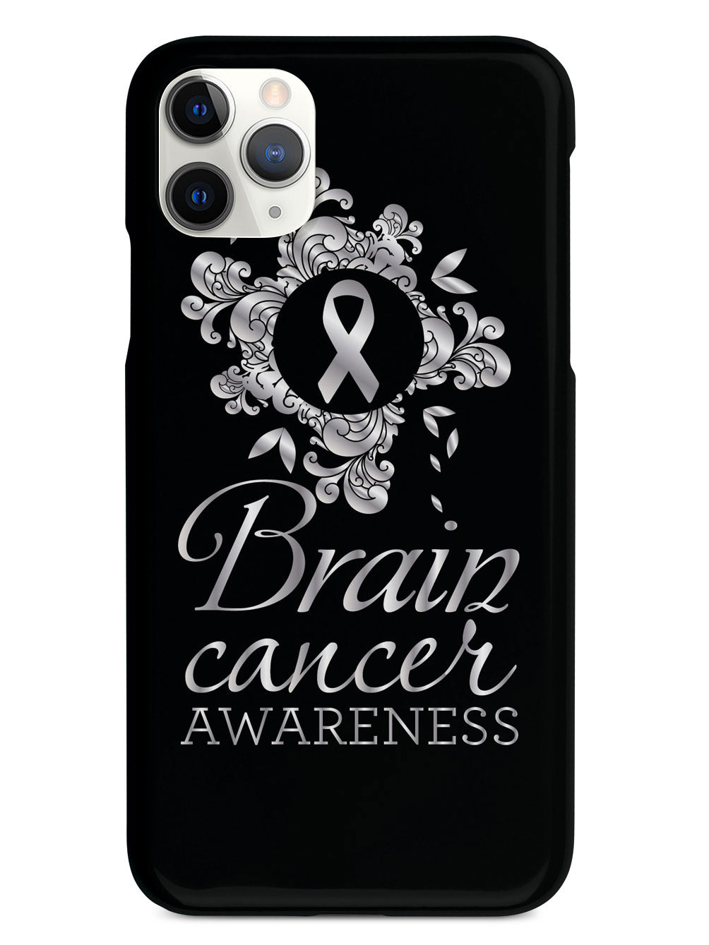 Brain Cancer Awareness Flower Design Case