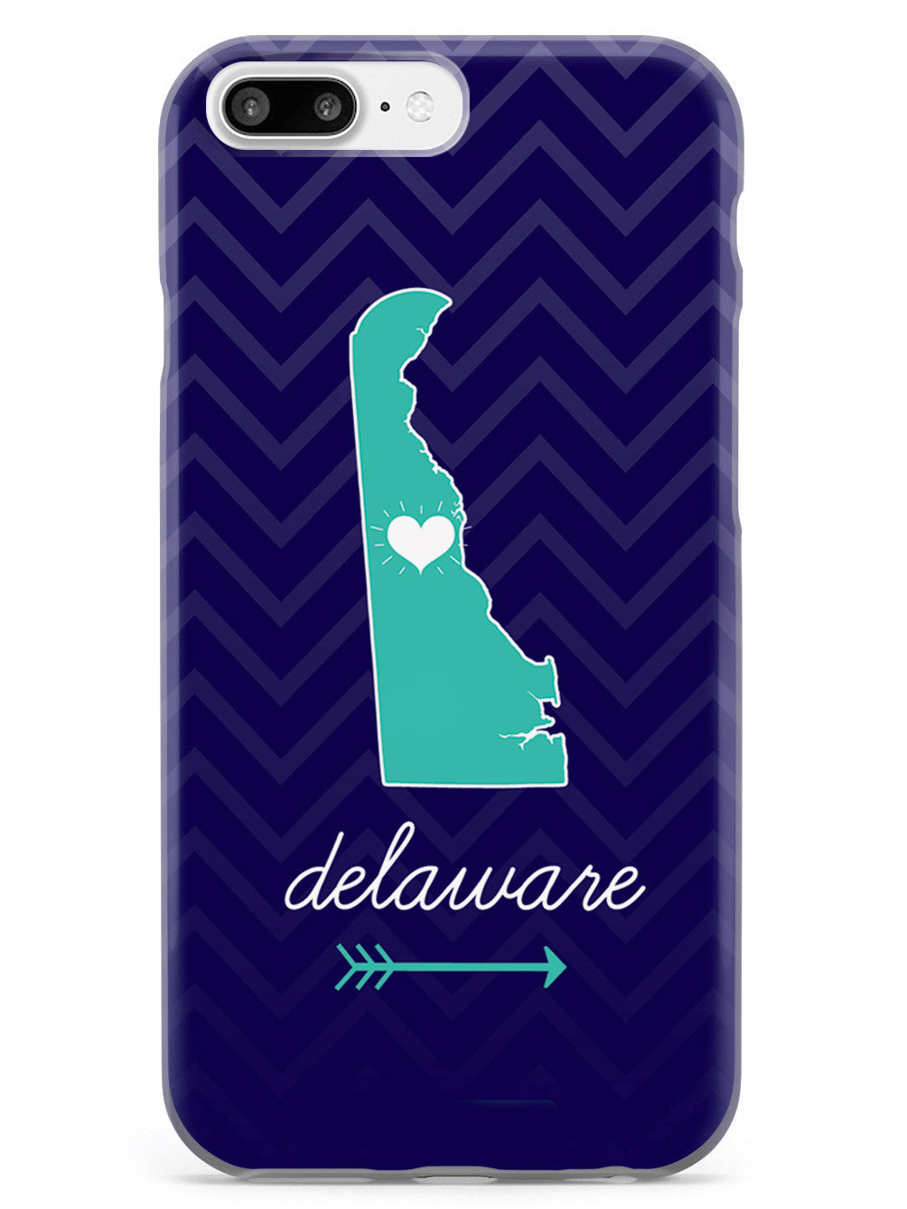 Delaware Chevron Pattern State Case
