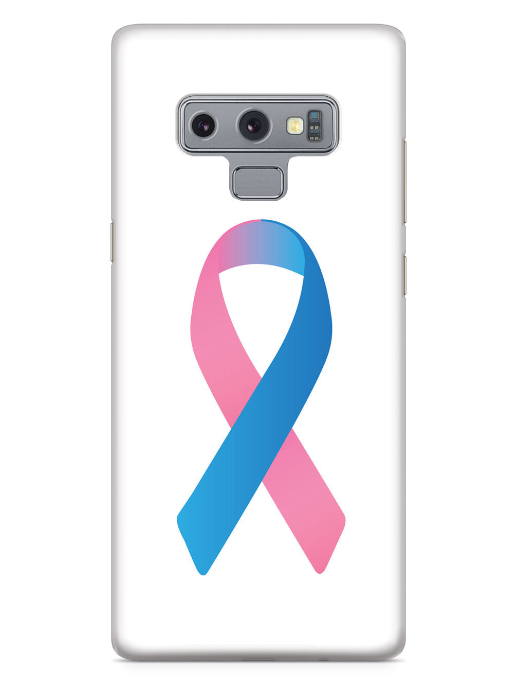Pink & Blue Awareness Ribbon Case