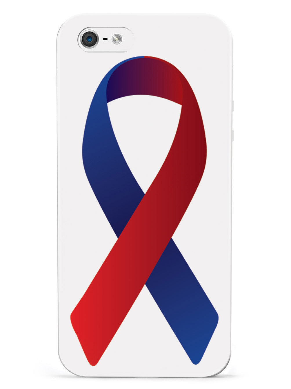 Red & Blue Awareness Ribbon Case