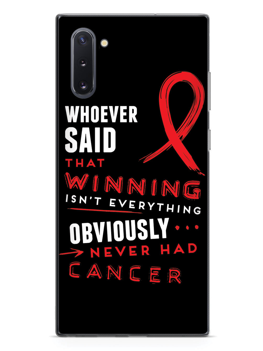 Winning is Everything - Cancer Awareness Red Case