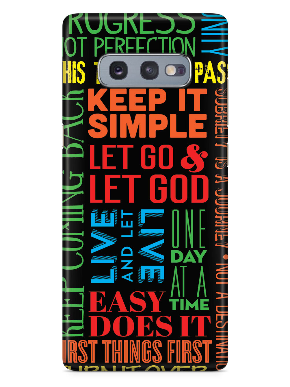 Sobriety and Recovery Slogan inspirational quote Case