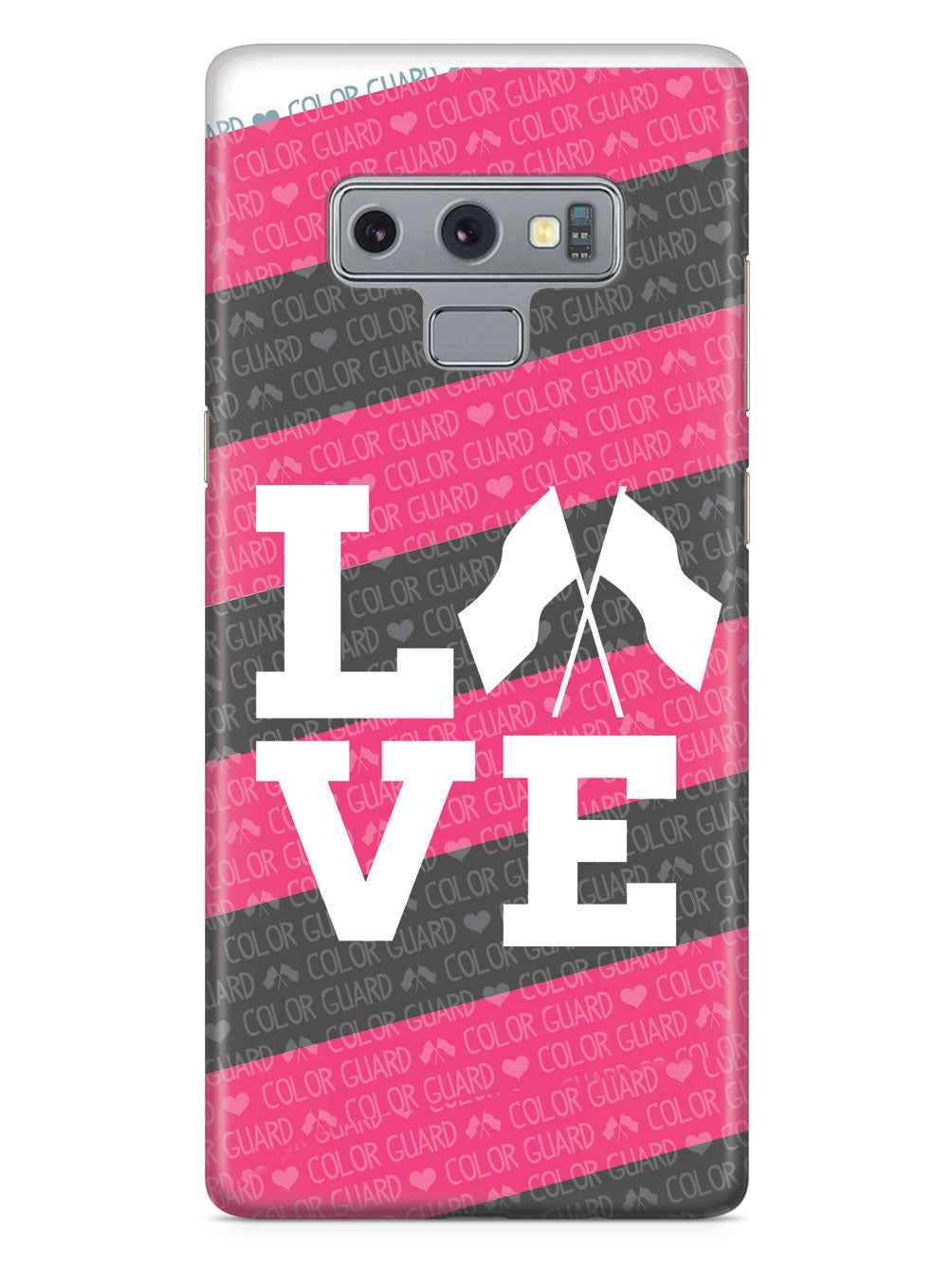Color Guard Marching Band Flag  Love Case
