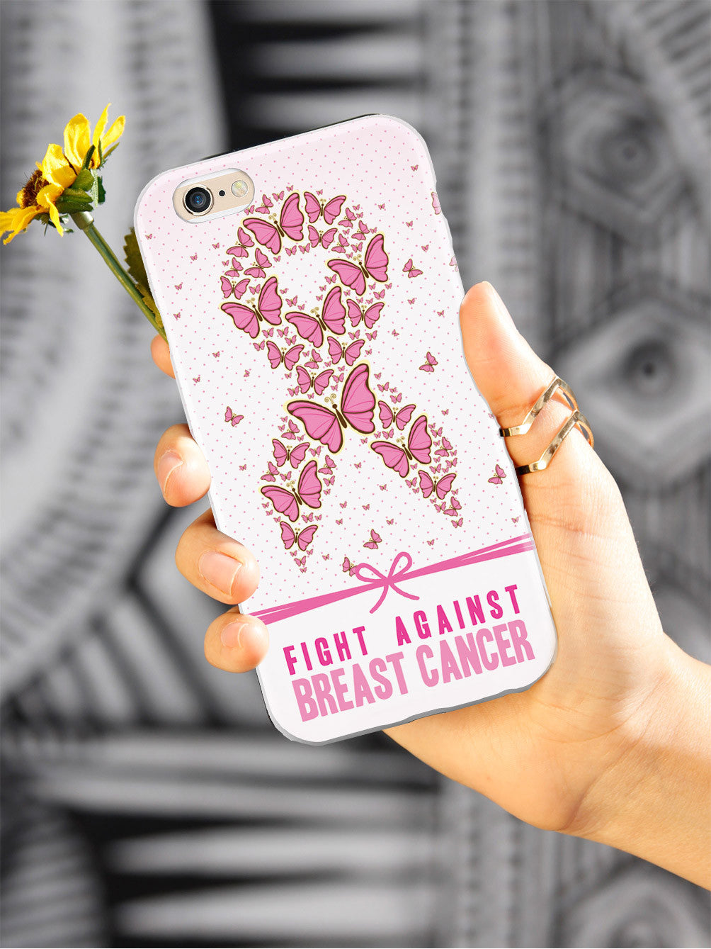 Butterfly Design - Fight Against Breast Cancer Case