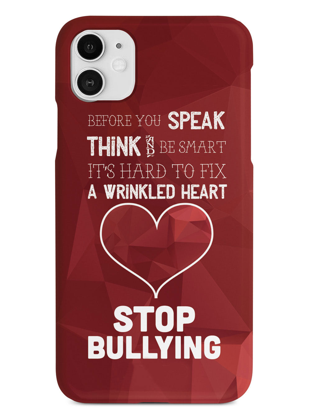 Stop Bullying - Think & Speak   Case