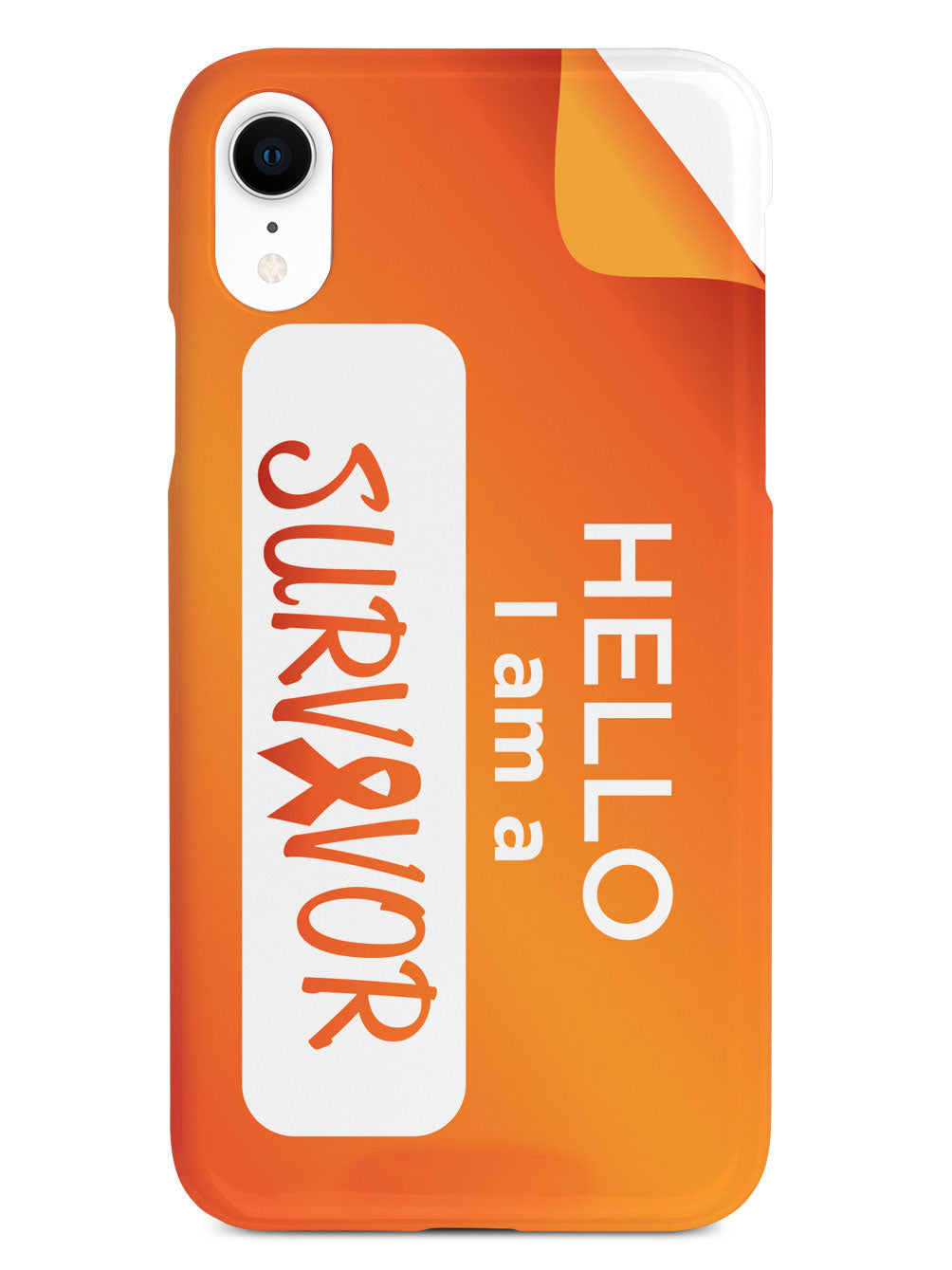 Hello, I am a Survivor  - Orange Case