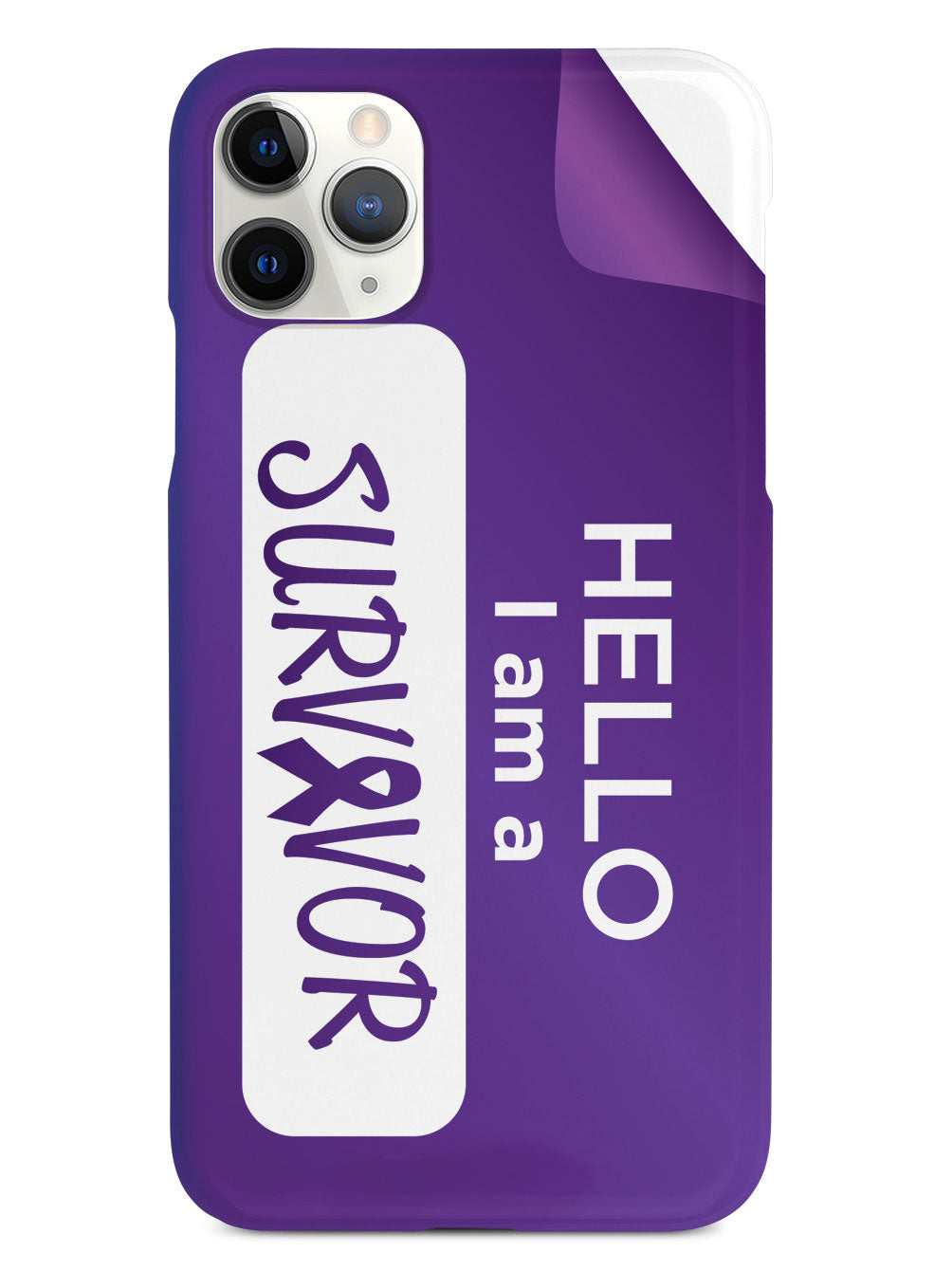 Hello, I am a Survivor  - Purple Case