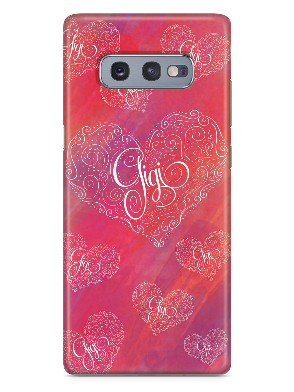 Gigi Pink Doodle Heart Grandma  Case