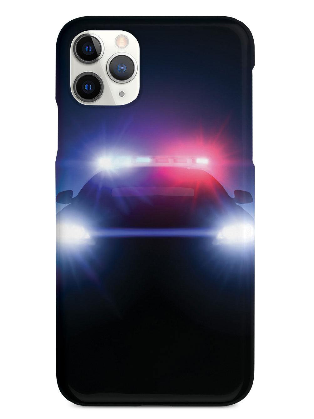 Stealth Police Car - Flashing Blue & Red Lights Case