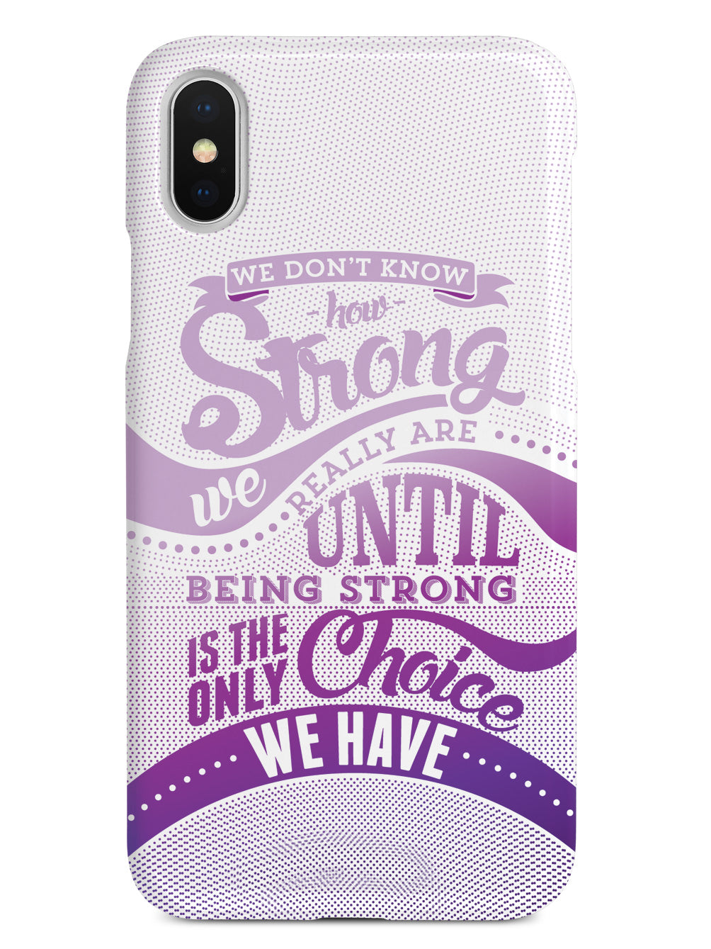 How Strong - Purple Awareness/Support Case