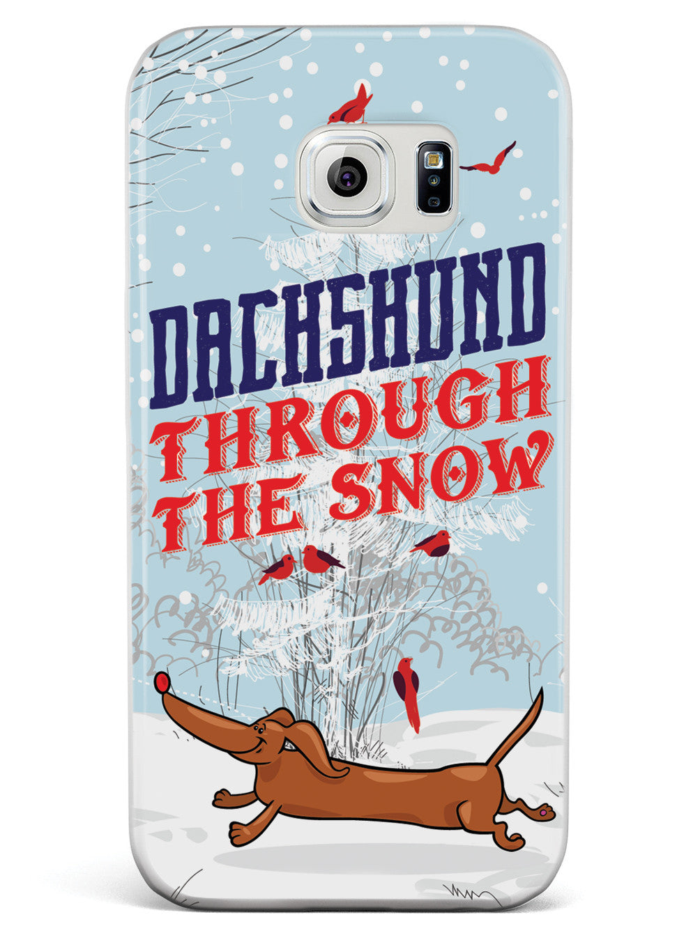Dachshund Through the Snow Christmas Case