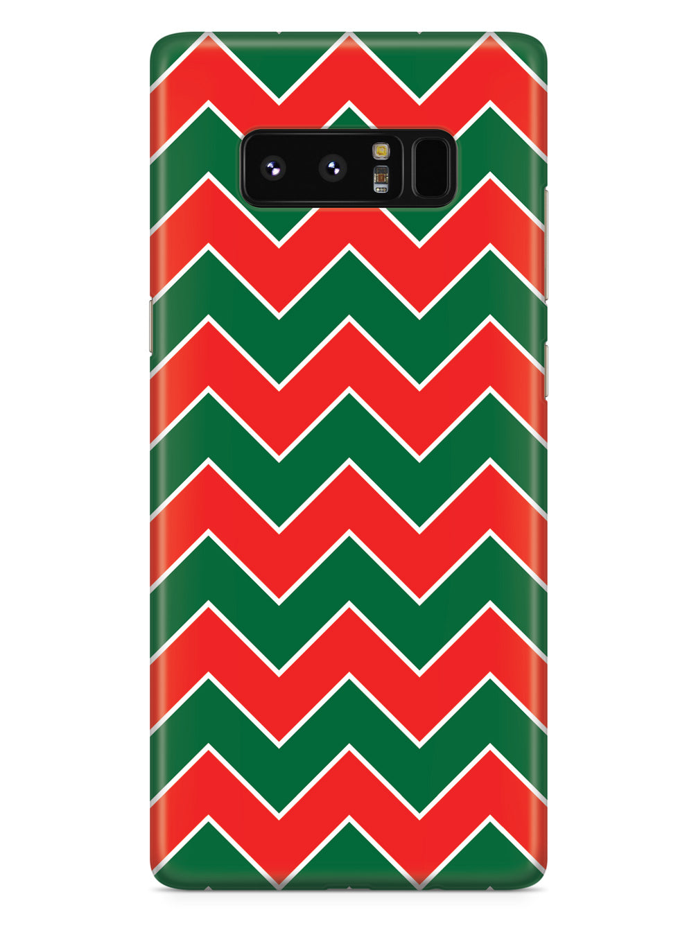 Red & Green Chevron Pattern Christmas Colors Case