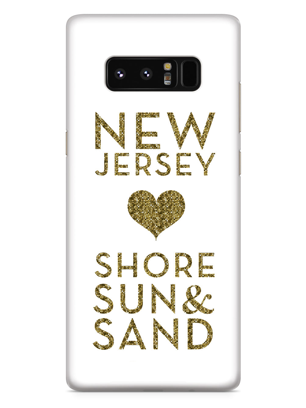 New Jersey Glitter Love Case