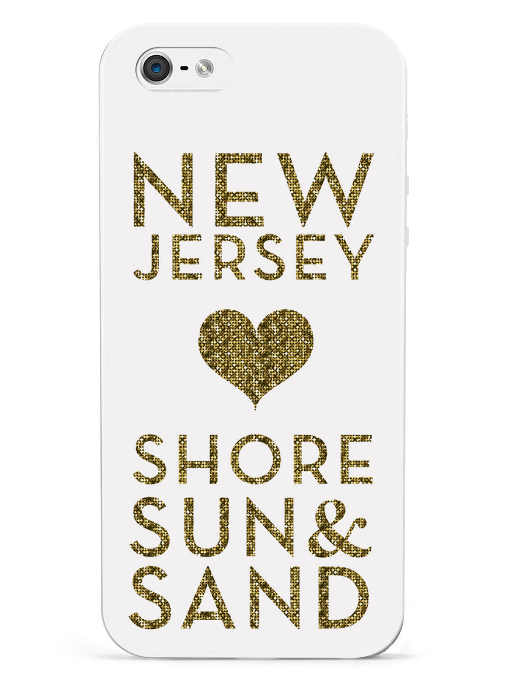 New Jersey Glitter Love Case