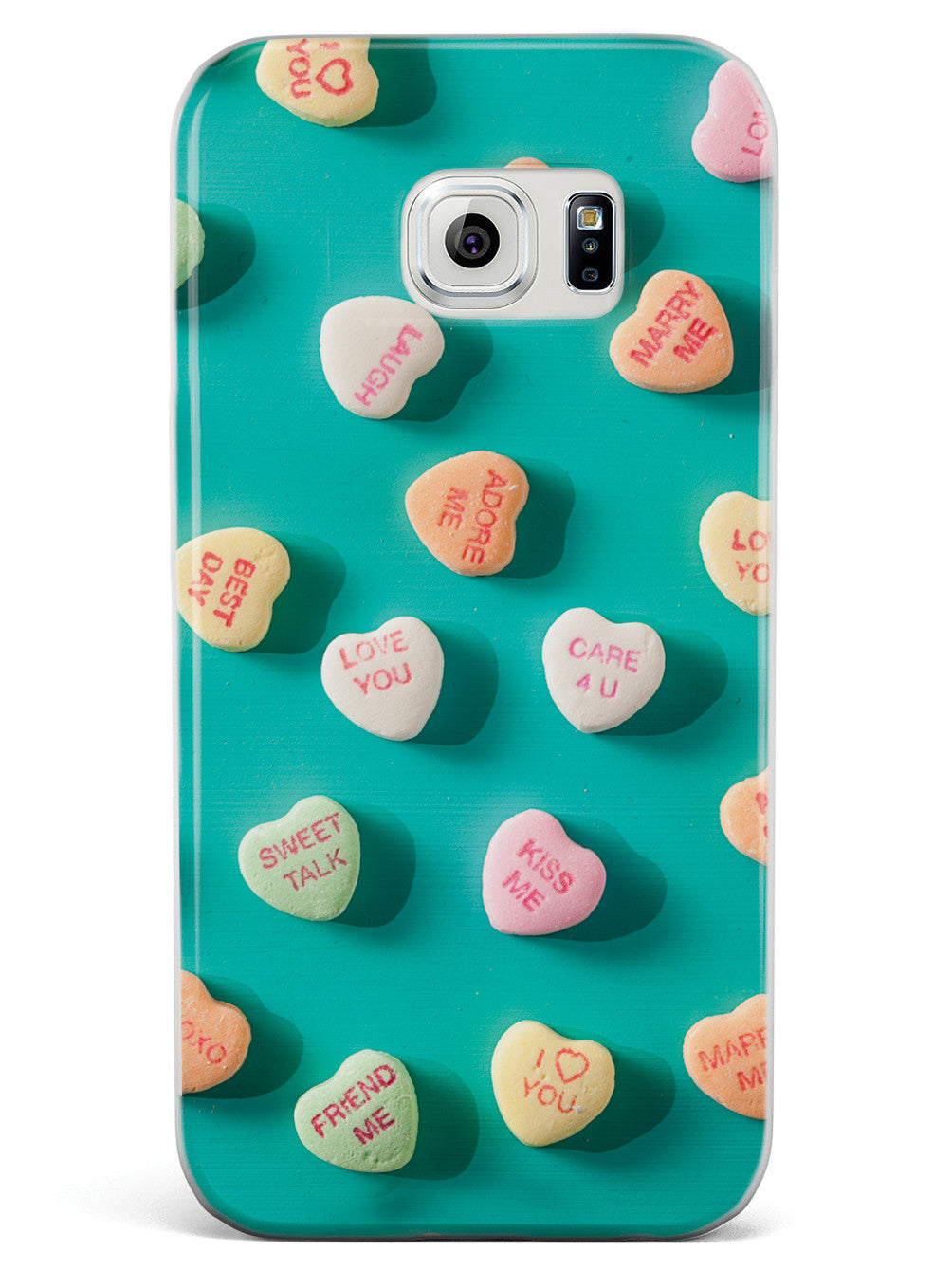 Scattered Candy Hearts - Valentines Day Case