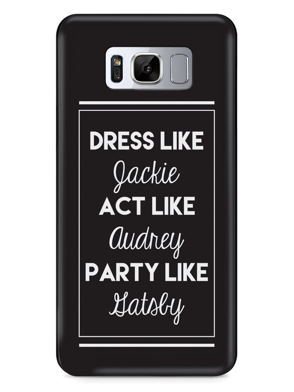 dress like jackie act like audrey party like gatsby Dress like Jackie, Act like Aubrey, Party like Gatsby" Essential T-Shirt for Sale by baileymincer