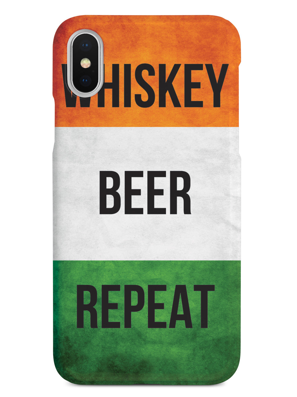 Whiskey Beer Repeat - Irish Flag Case