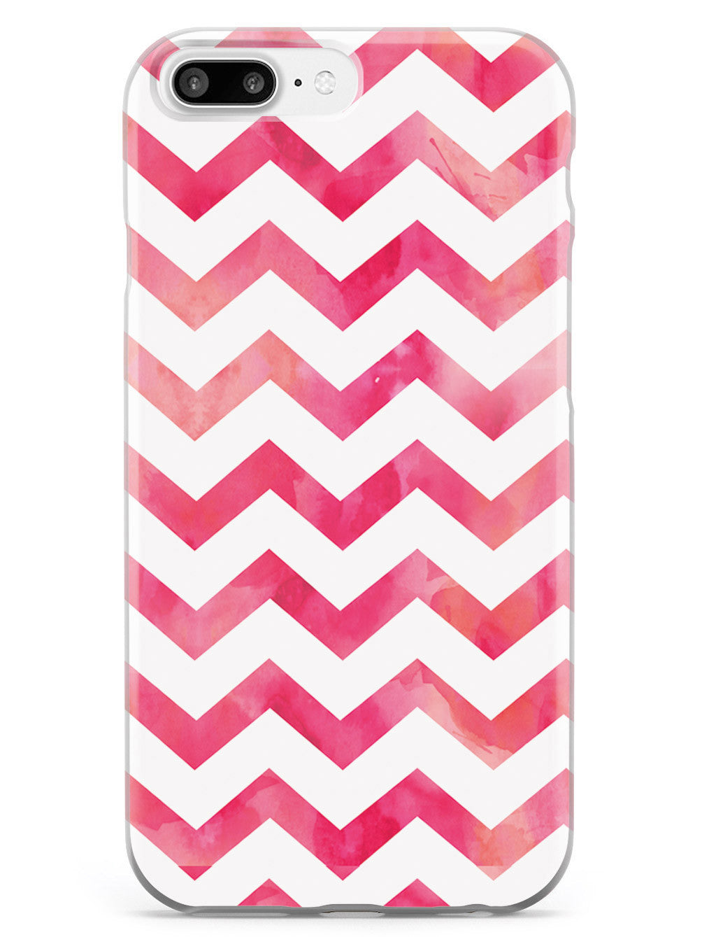Watercolor Chevron Pattern - Hot Pink Case