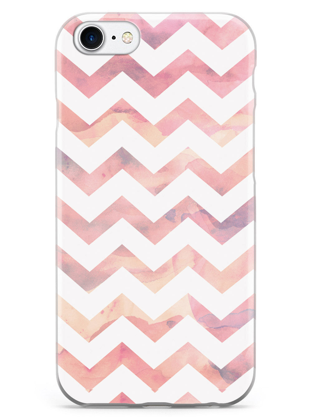 Watercolor Chevron Pattern - Light Pink Case