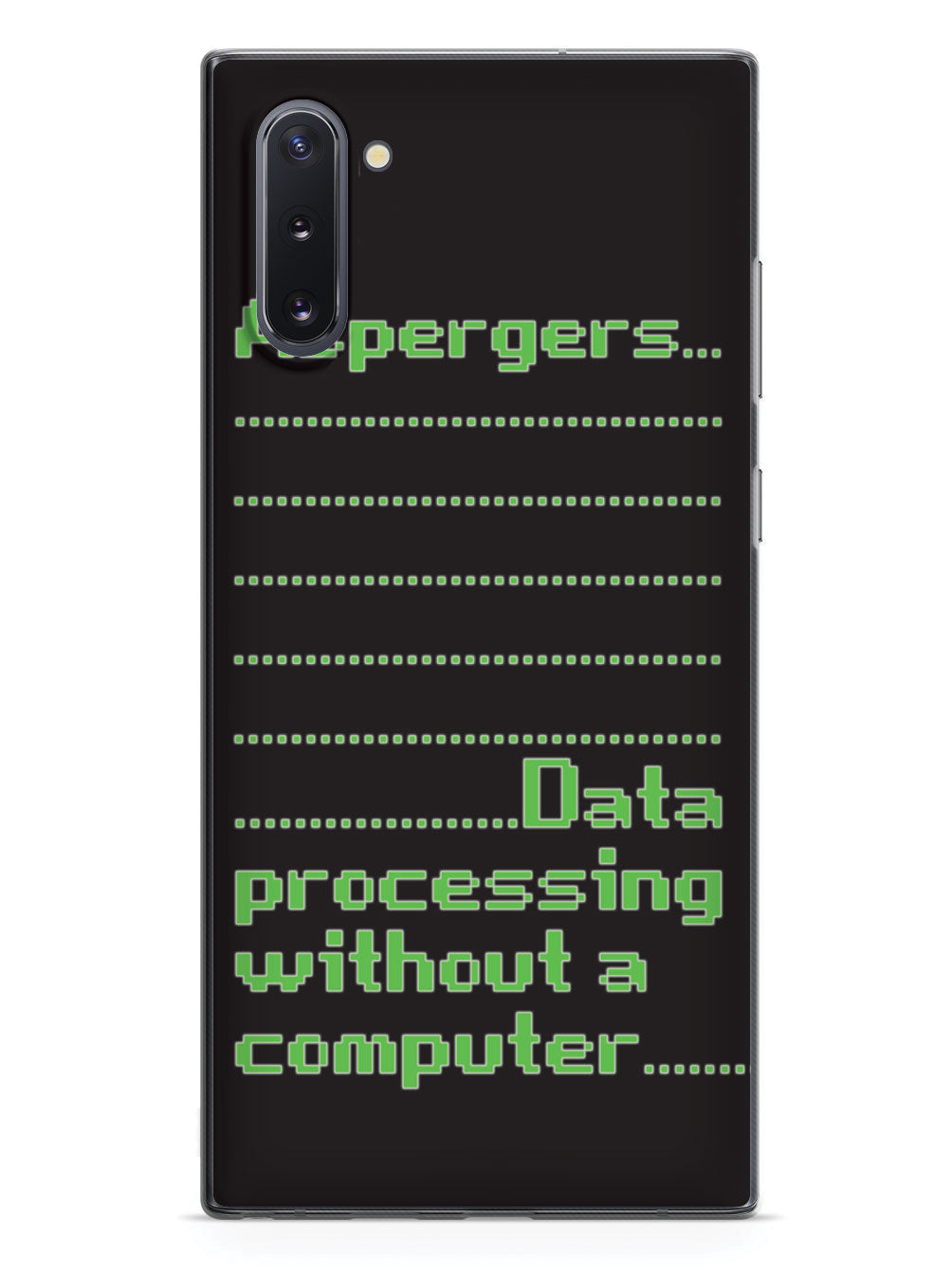 Aspergers Data Processing Case