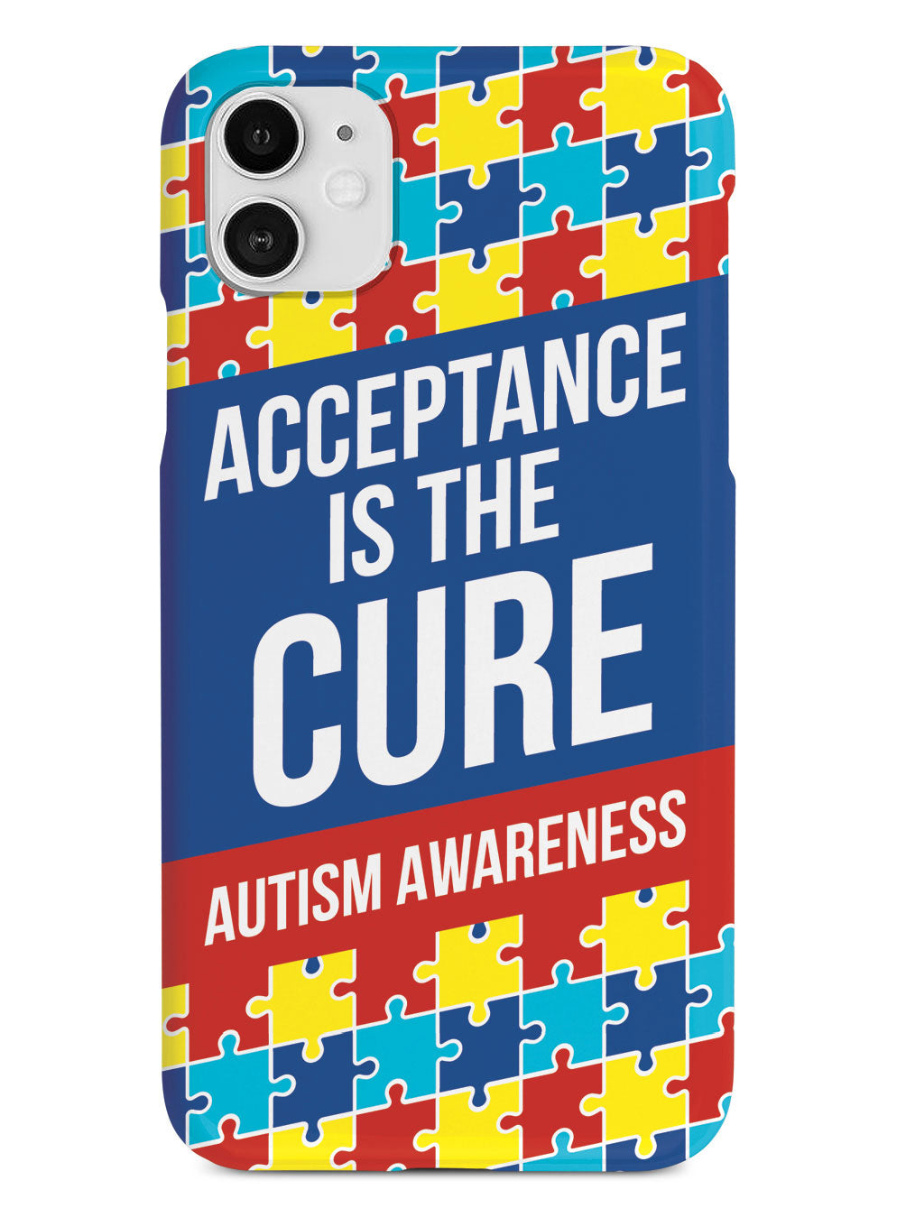 Acceptance is the Cure - Autism Awareness Case
