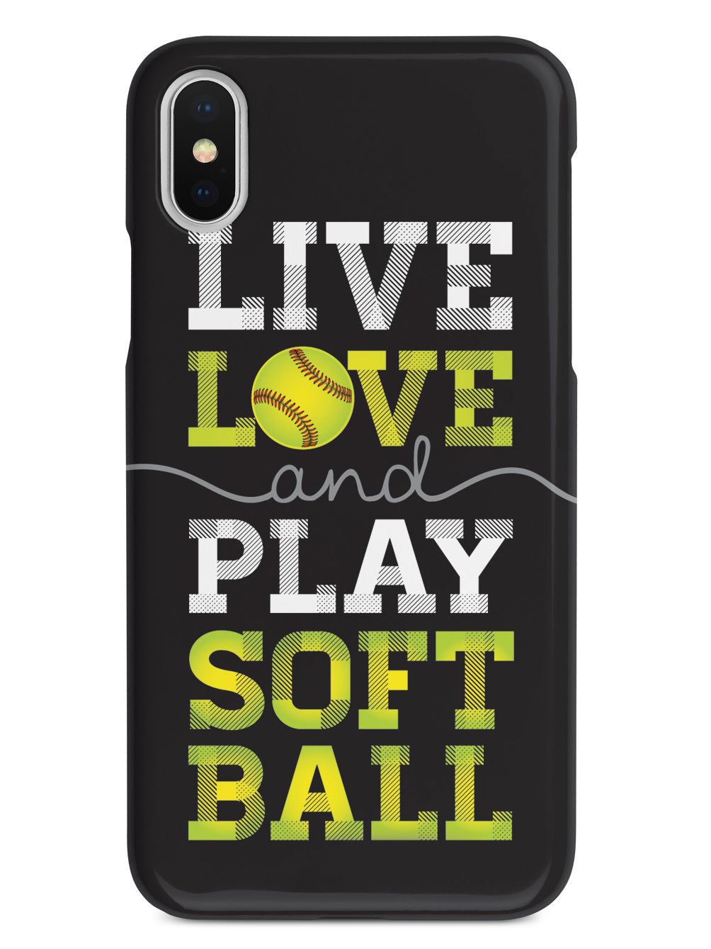 Live Love & Play Softball Case