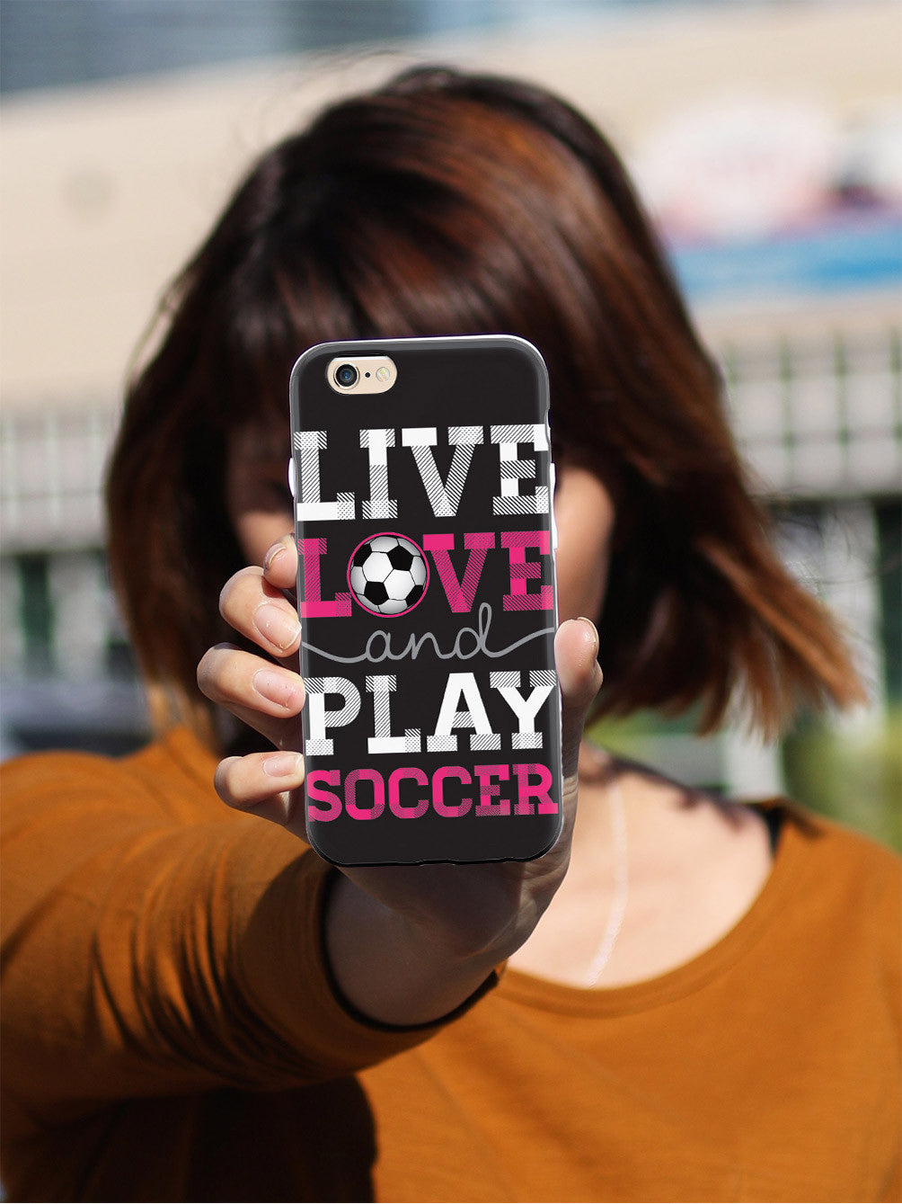 Live Love & Play Soccer Case