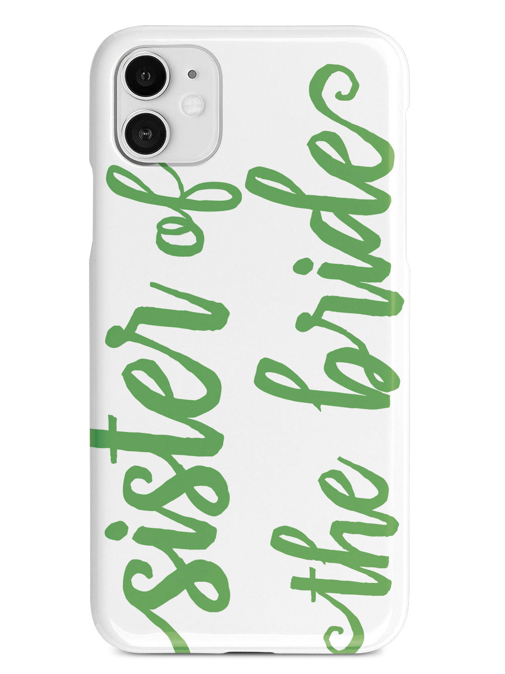 Sister of the Bride - Emerald Green Case