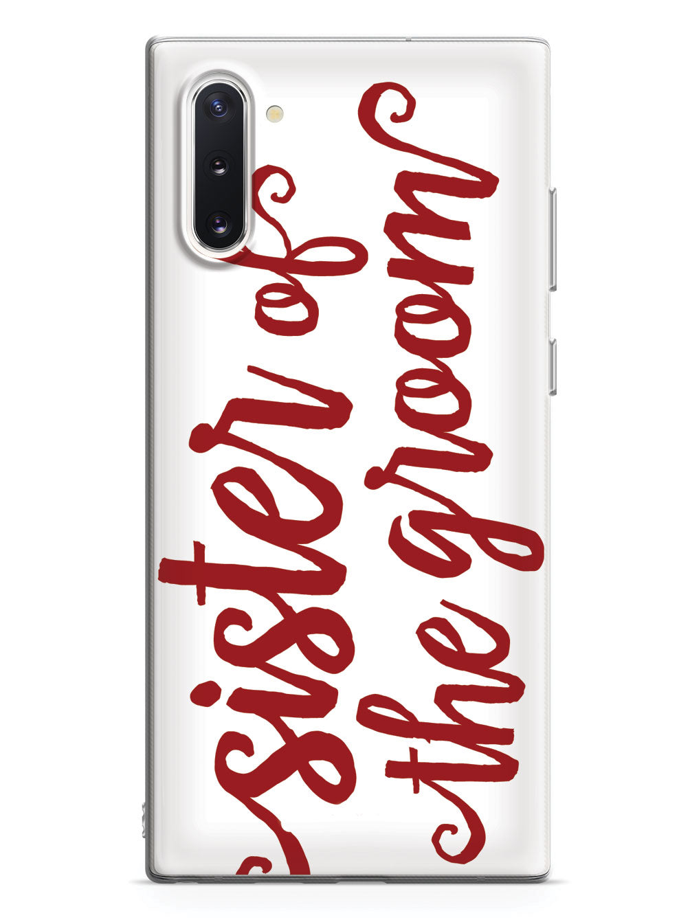 Sister of the Groom - Crimson Red Case