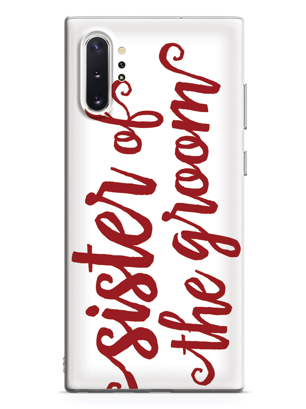 Sister of the Groom - Crimson Red Case