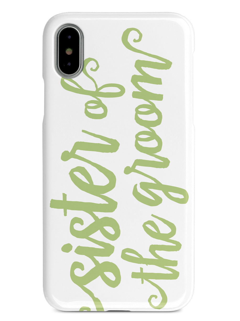 Sister of the Groom - Sage Green Case