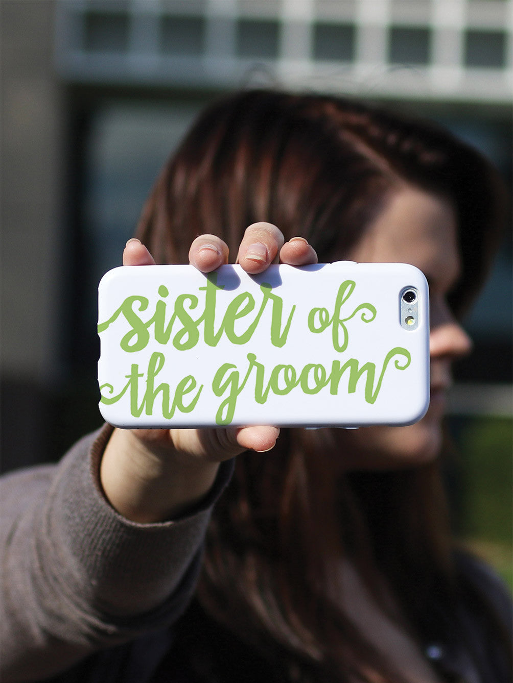 Sister of the Groom - Sage Green Case