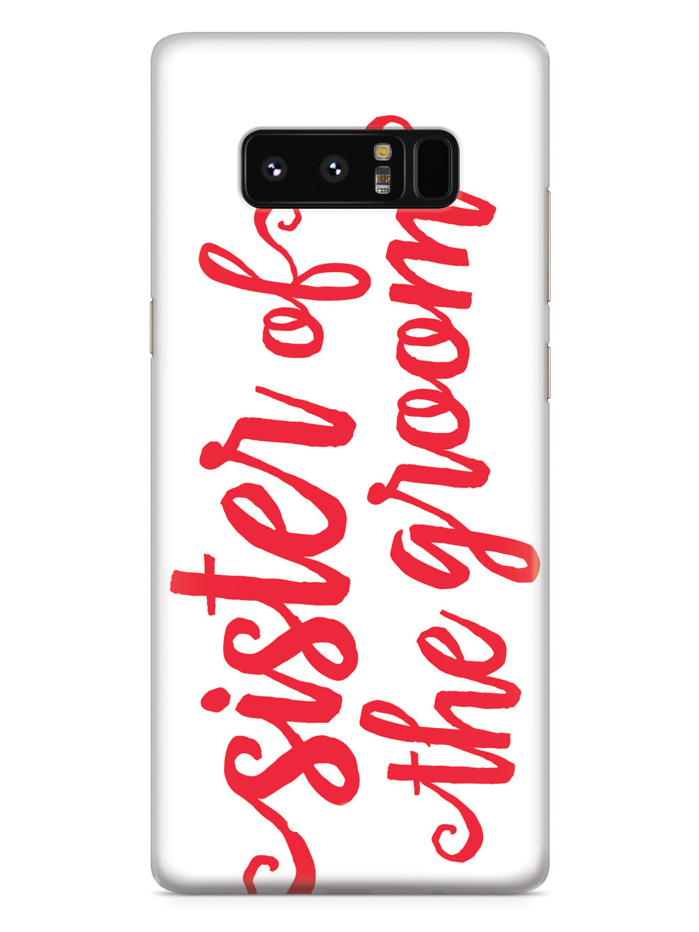 Sister of the Groom - Red Case