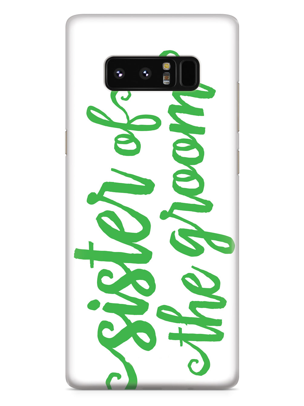 Sister of the Groom - Emerald Green Case