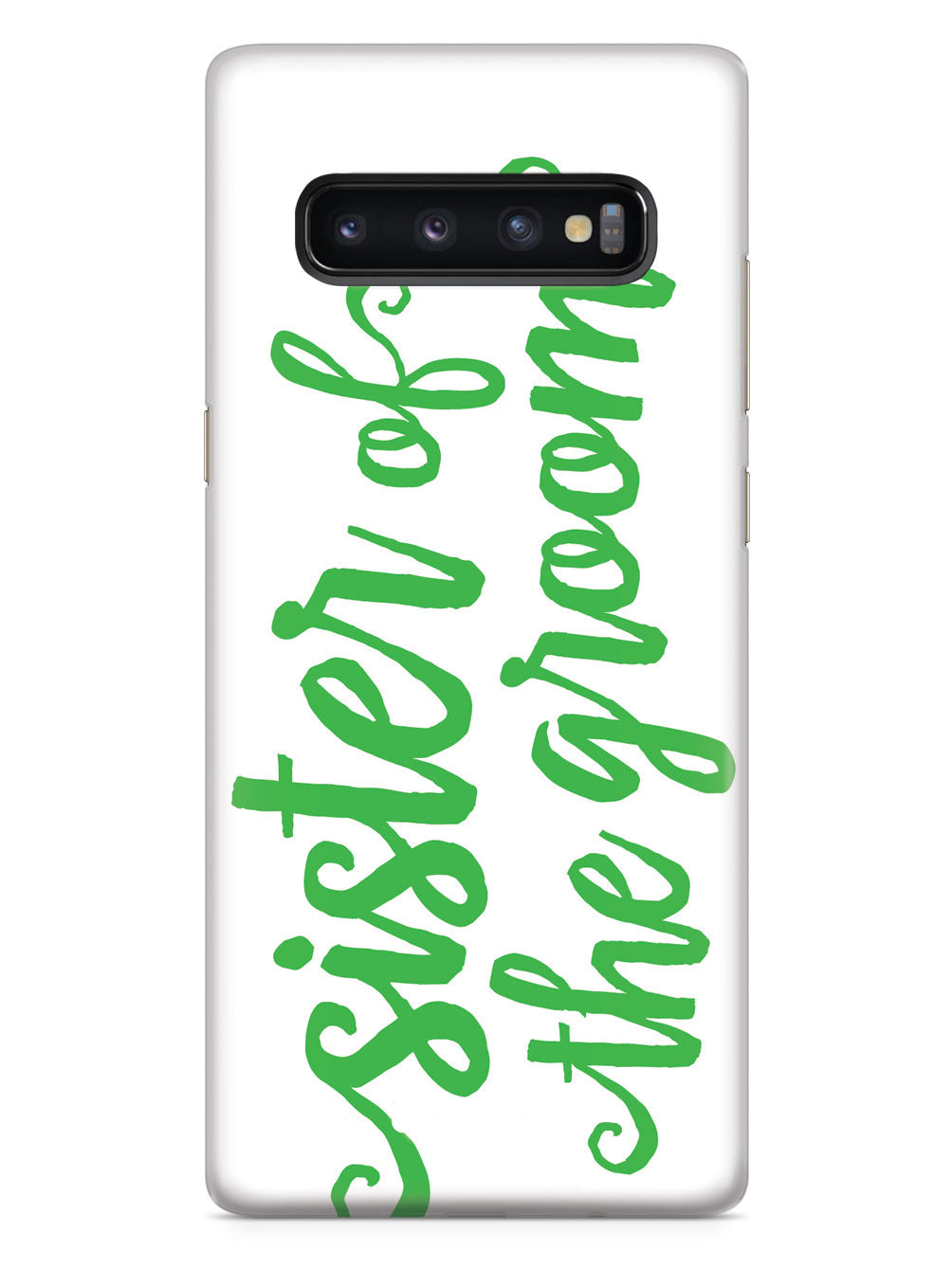Sister of the Groom - Emerald Green Case