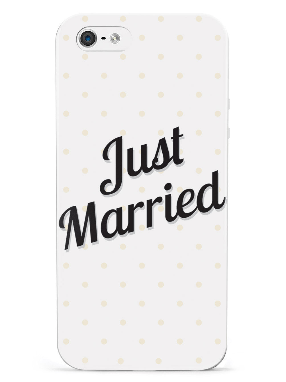 Just Married - Polka Dots Case