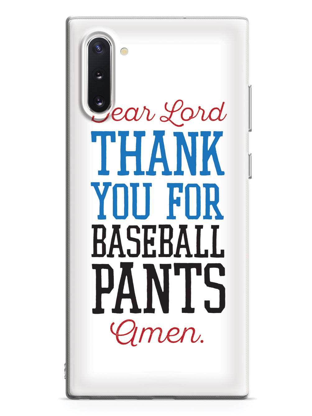 Thank You For Baseball Pants - Baseball Case