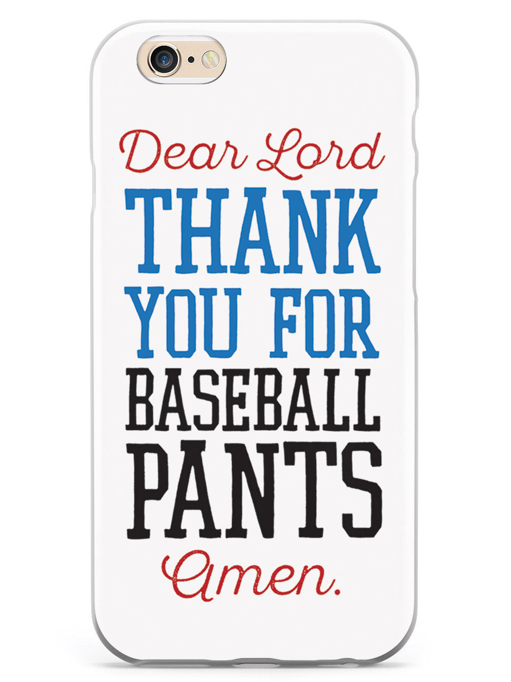 Thank You For Baseball Pants - Baseball Case