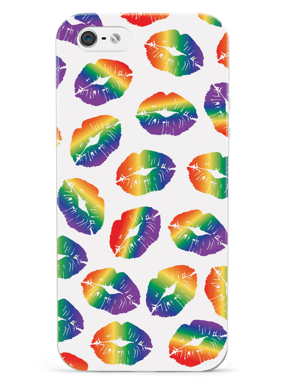 LGBT Lip Print Pattern Case