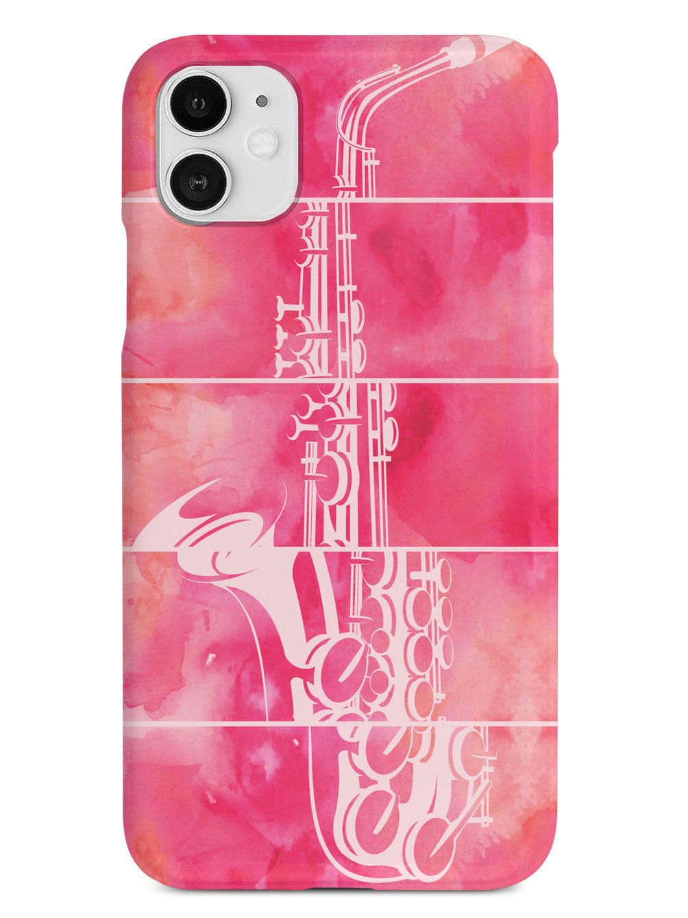 Abstract Saxophone - Watercolor Case