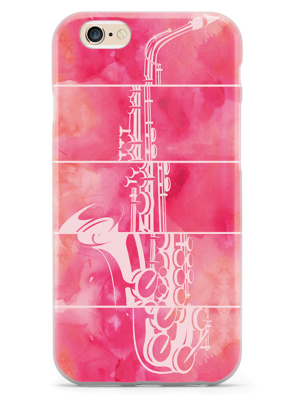 Abstract Saxophone - Watercolor Case