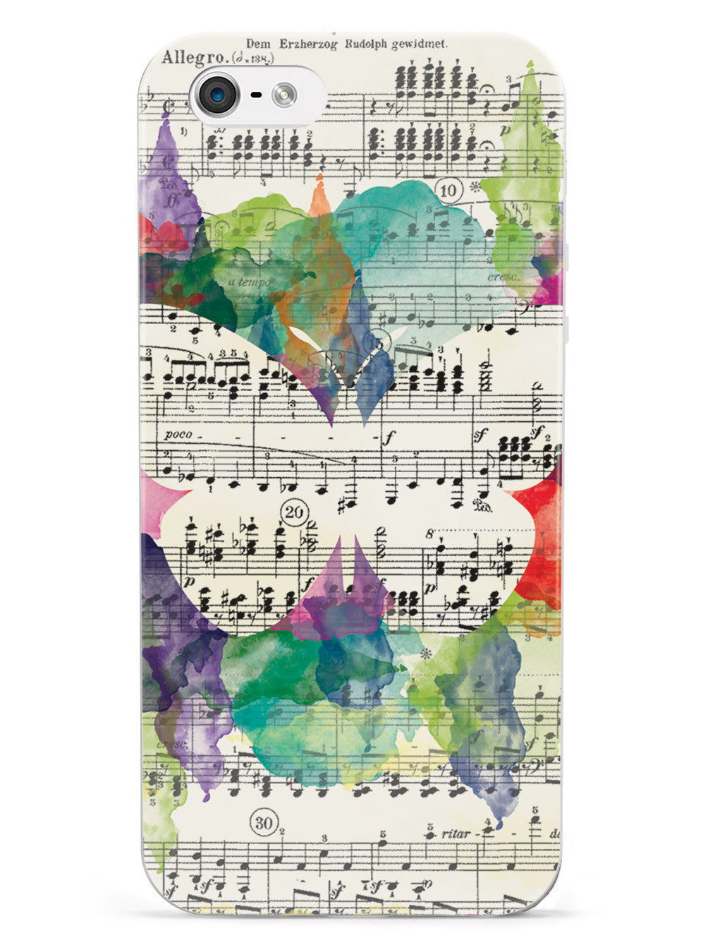Music Sheet Butterfly Case