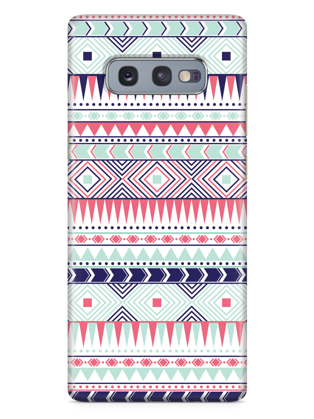 Aztec Pattern - Coral and Mint Case