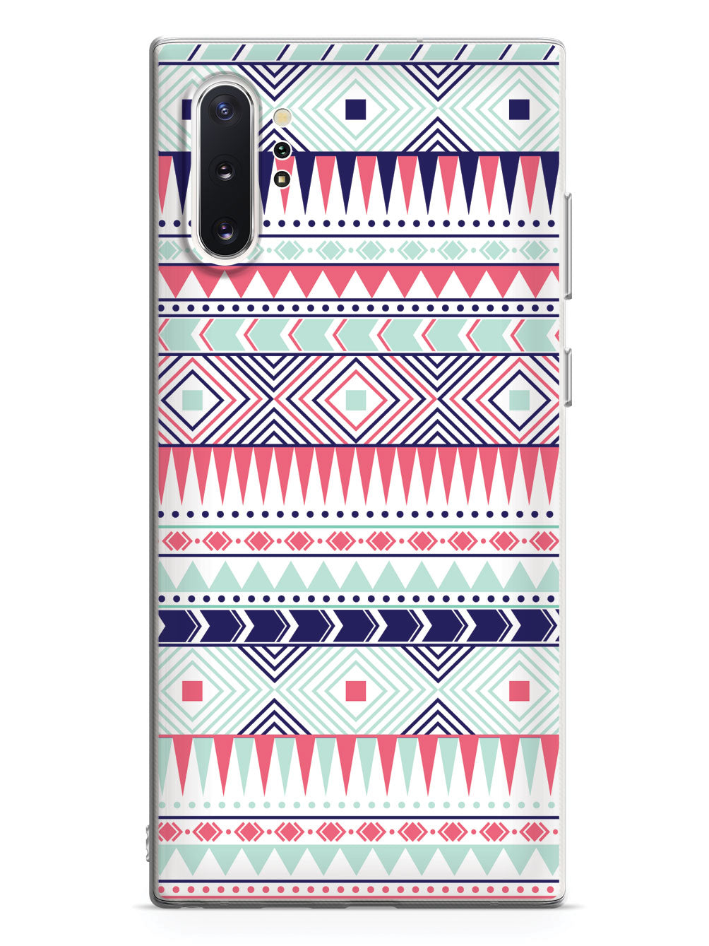 Aztec Pattern - Coral and Mint Case