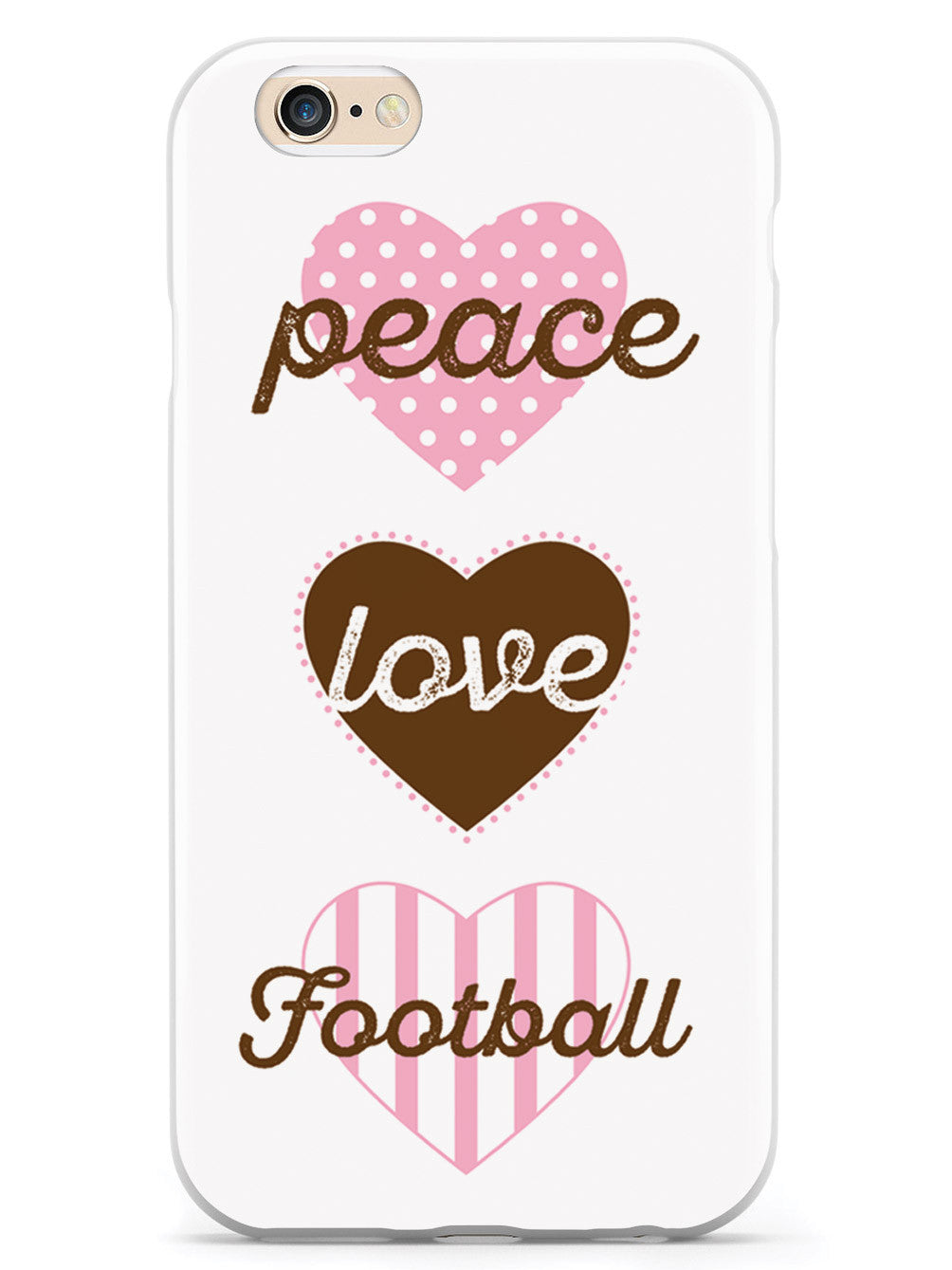 Peace Love Football Case