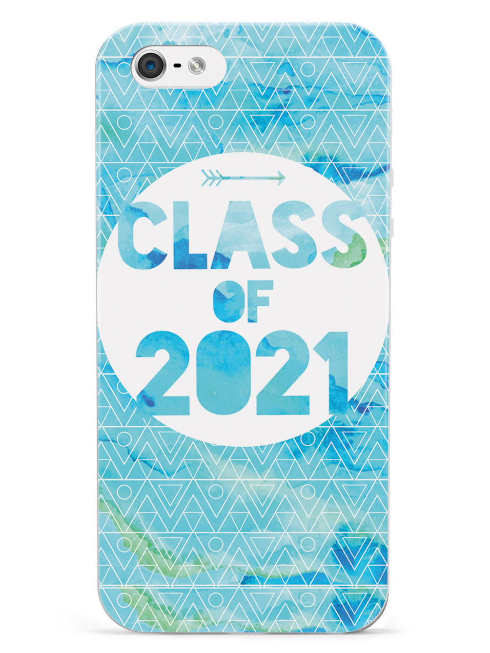 Class of 2021 - Blue Watercolor Case