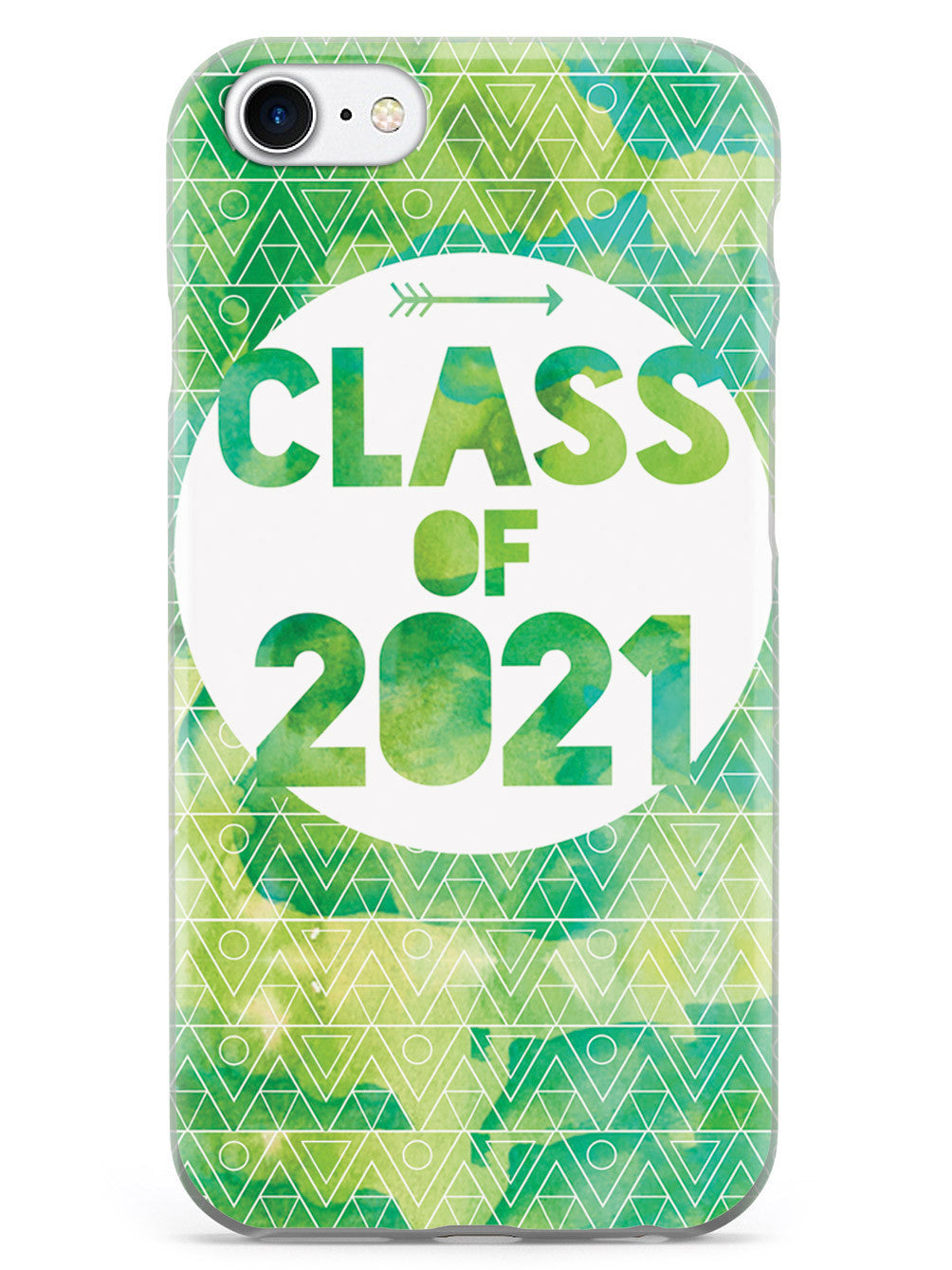 Class of 2021 - Green Watercolor Case